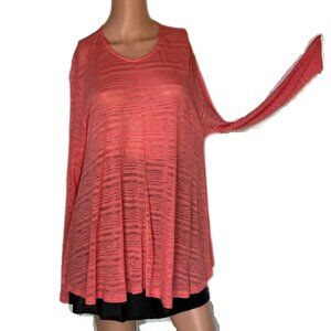 OLD NAVY  Long Sleeve Scoop neck burnout shirt  SZ  XL  NWT